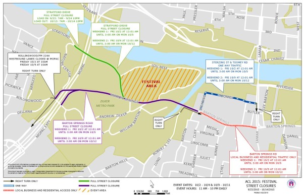 ACL Festival Info and Road Closures | SRCC Neighborhood Association